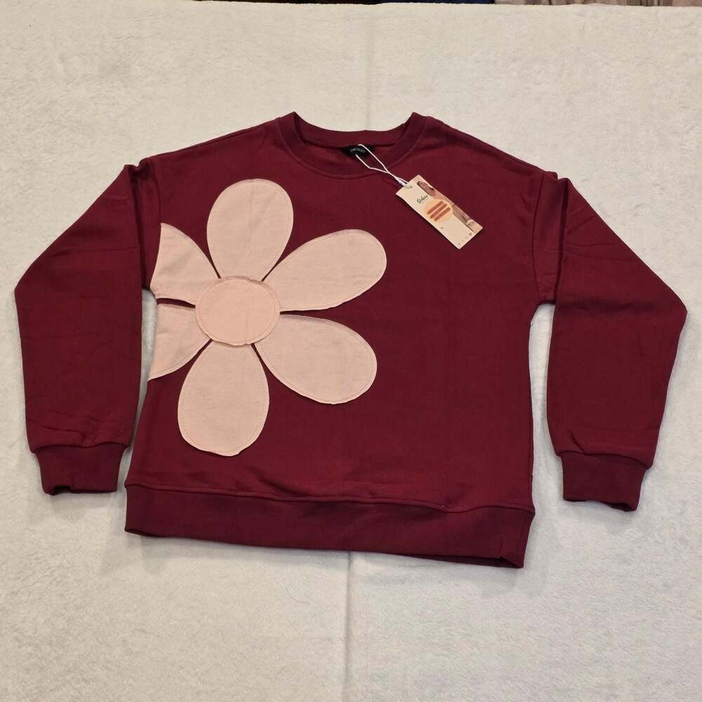 Dokotoo Womens Fall Sweater Maroon Small NWT